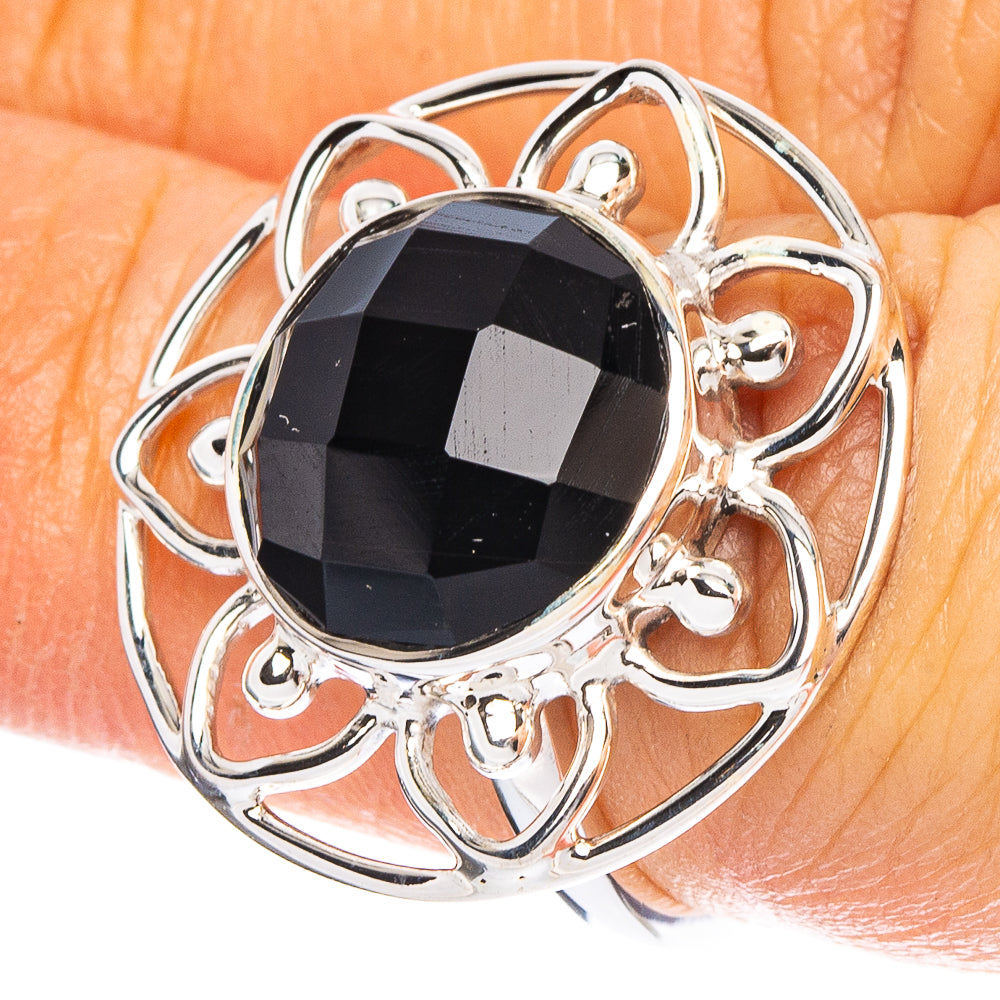 Black Onyx 925 Sterling Silver Premium Ring Size 5.75 (925 Sterling Silver) R6583