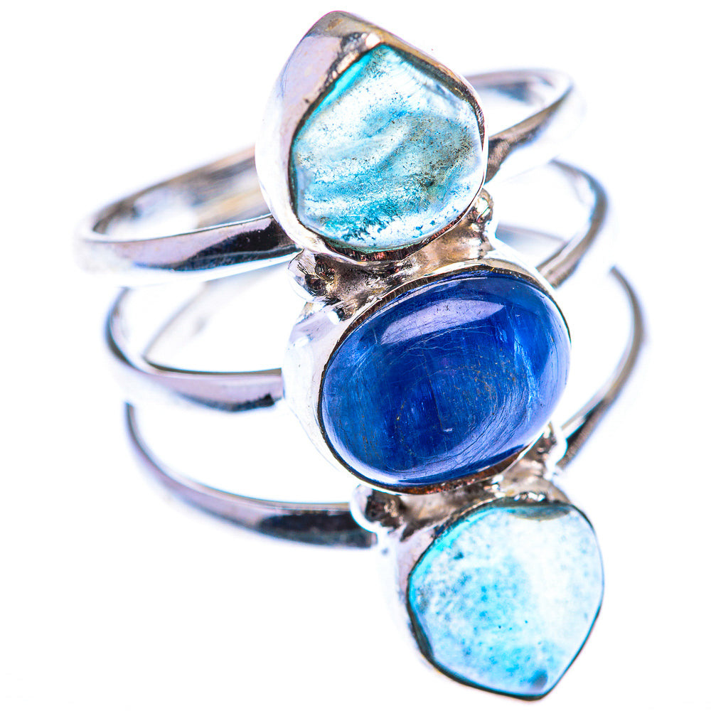 Kyanite, Aquamarine Ring Size 8.75 (925 Sterling Silver) RING140078