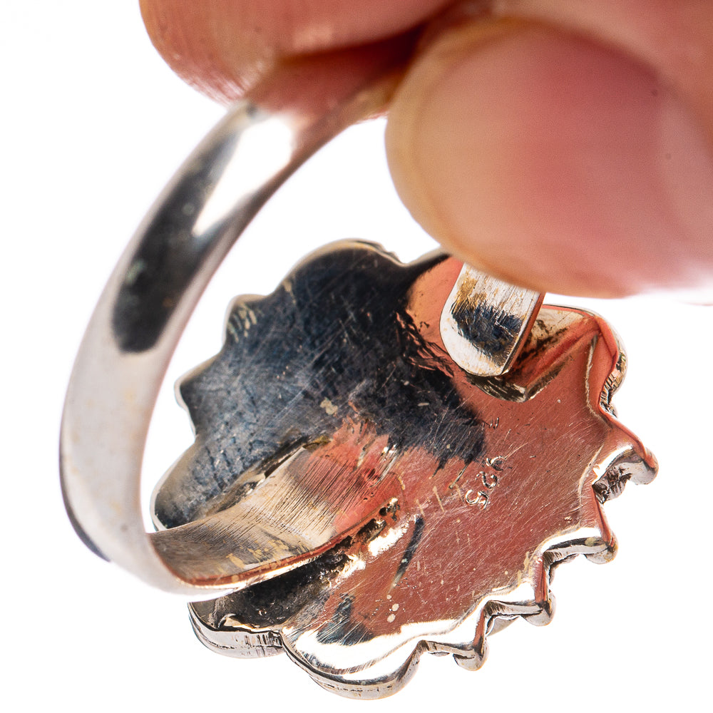 Rare Sonoran Gold Turquoise Ring Size 9 (925 Sterling Silver) R8592