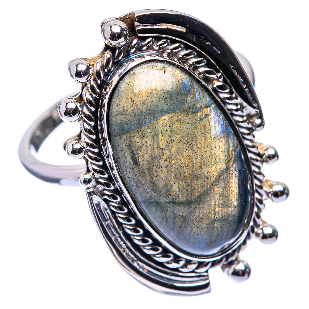 Premium Labradorite Ring Size 9 (925 Sterling Silver) R141790