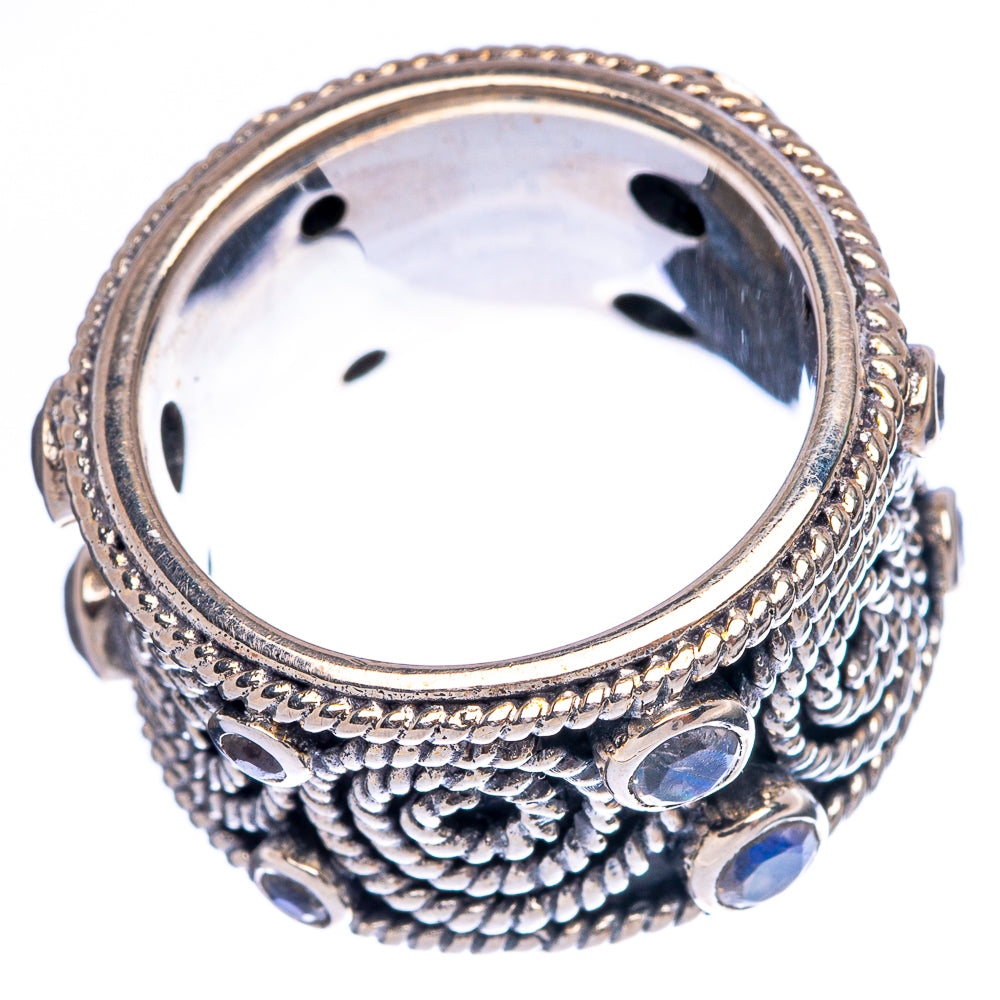Rainbow Moonstone Ring Size 6 (925 Sterling Silver) R145972