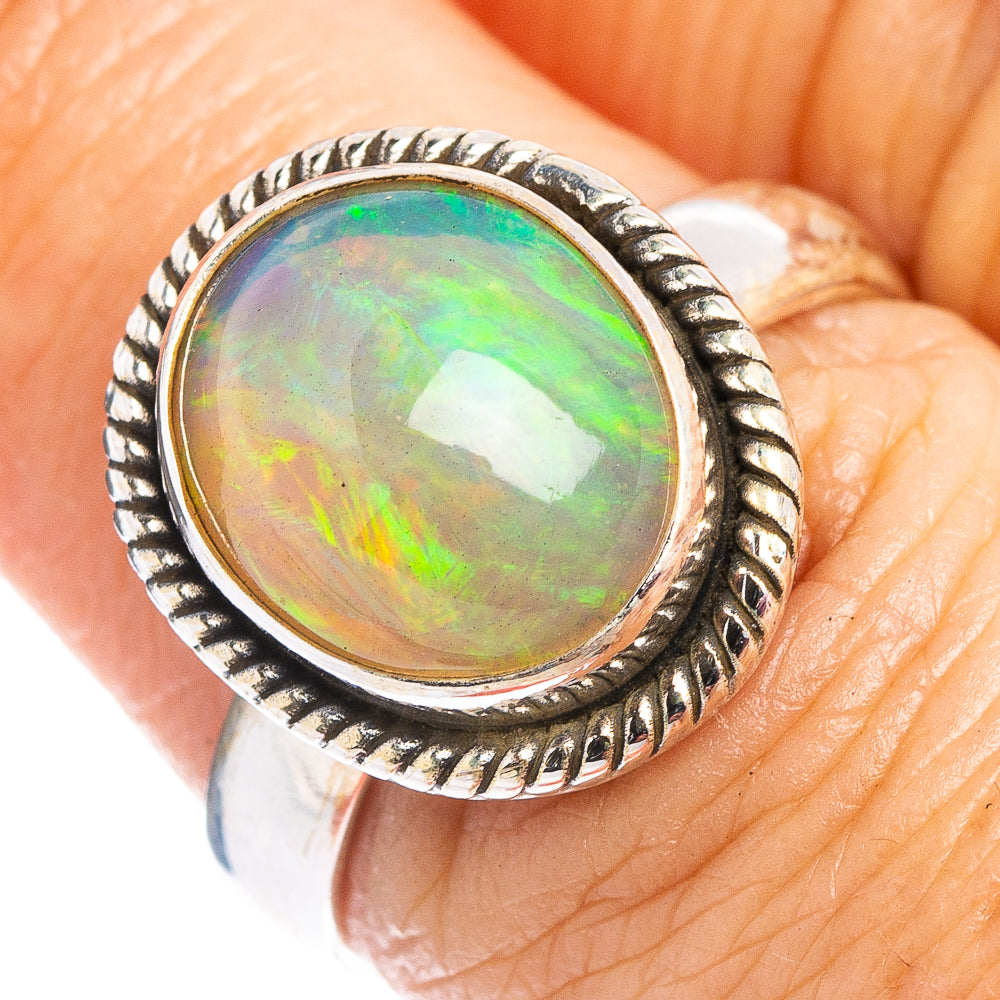Rare Ethiopian Opal Ring Size 7 (.925 Sterling Silver)