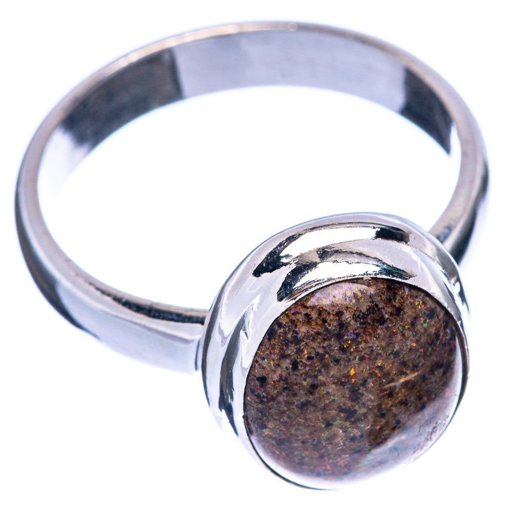 Rare Andamooka Opal Ring Size 6 (925 Sterling Silver) R145548