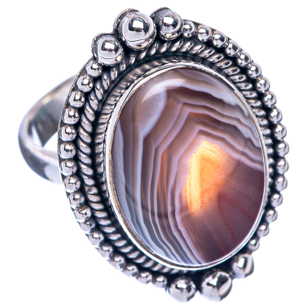 Botswana Agate Ring Size 5.75 (925 Sterling Silver) R144862