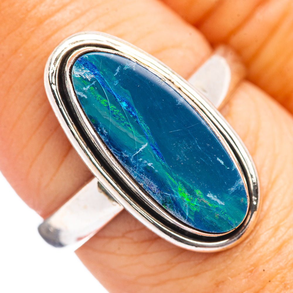 Doublet Opal Ring Size 7.75 (.925 Sterling Silver)