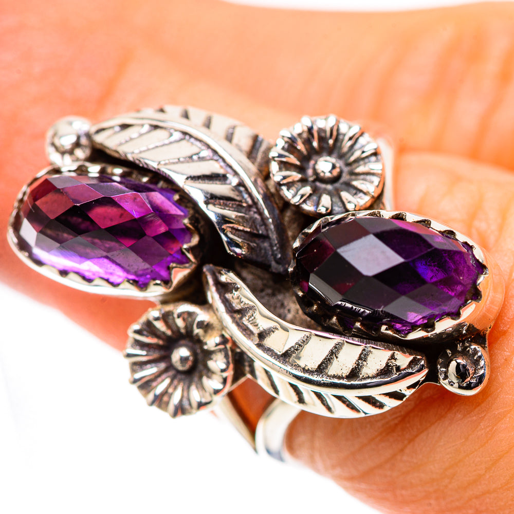 Amethyst 925 Sterling Silver Ring Size 6 (925 Sterling Silver) RING139465