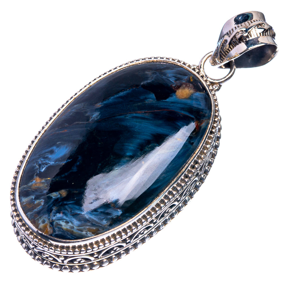 Pietersite 925 Sterling Silver Pendant 2"