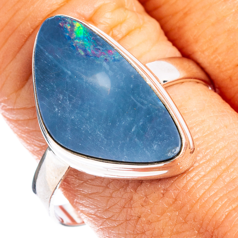 Rare Doublet Opal Ring Size 11 (.925 Sterling Silver)