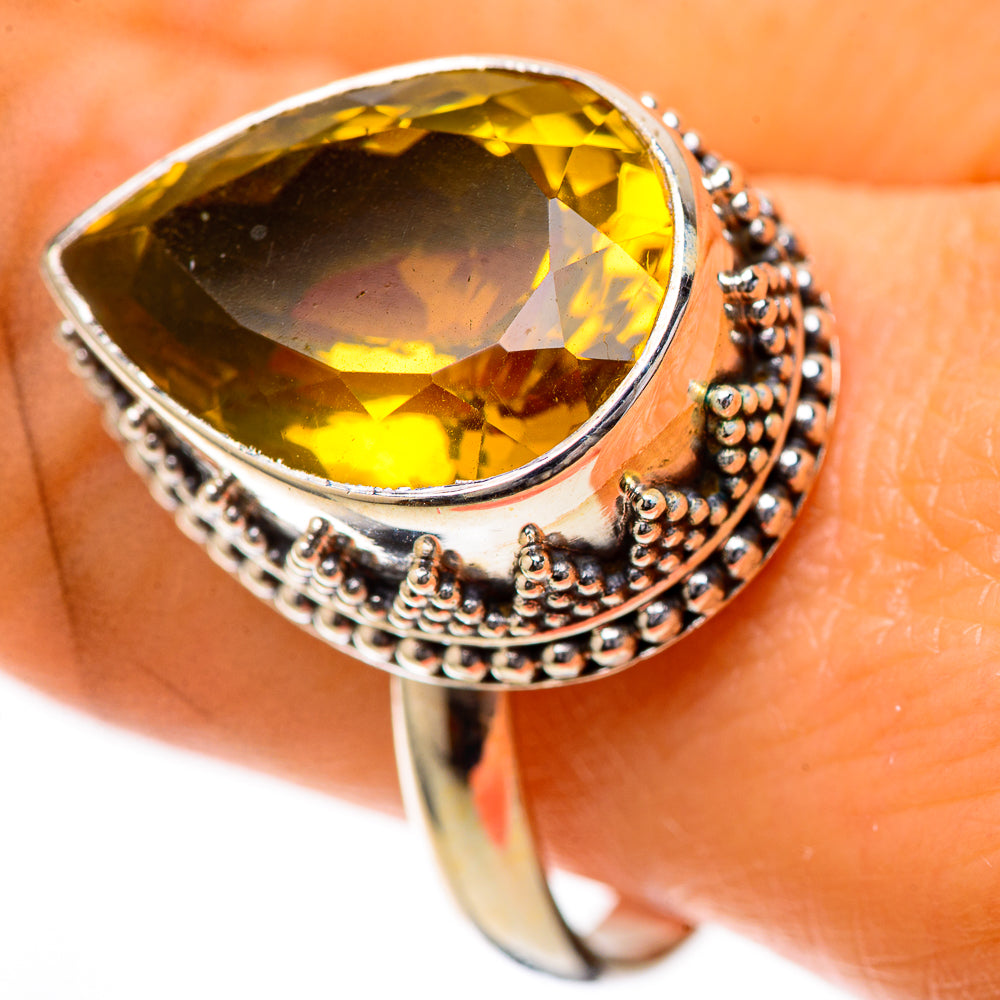 Faceted Citrine Ring Size 11 (925 Sterling Silver) RING139728