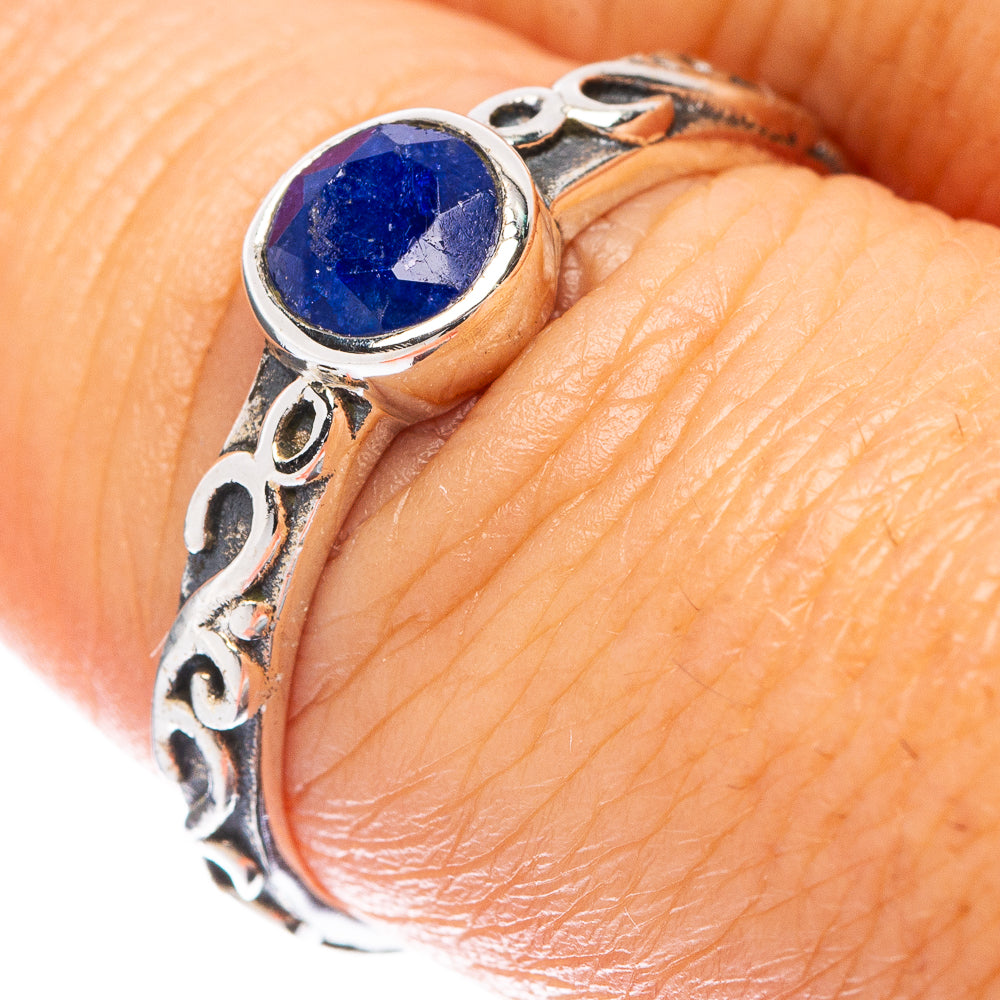 Lapis Lazuli Ring Size 7.75 (925 Sterling Silver) R5520