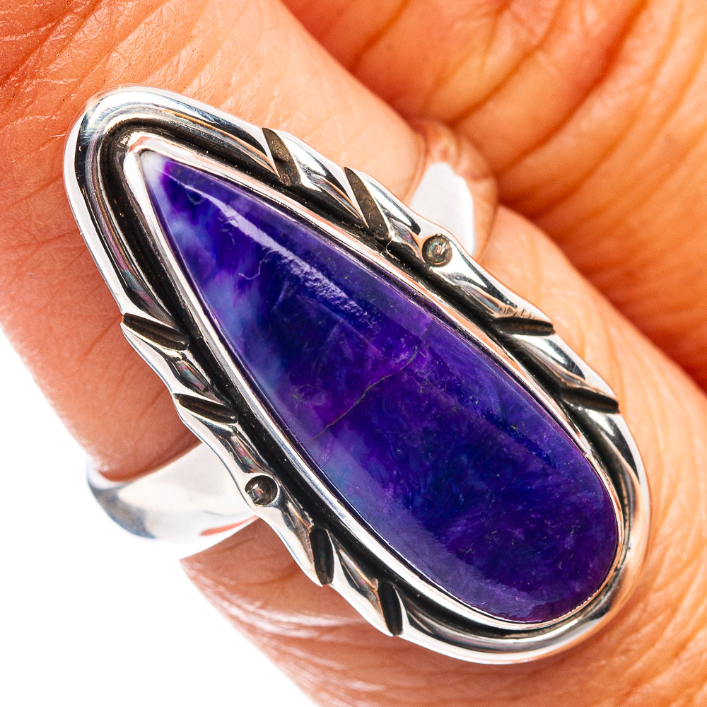 Premium Rare Sugilite Ring Size 6.75 (.925 Sterling Silver)