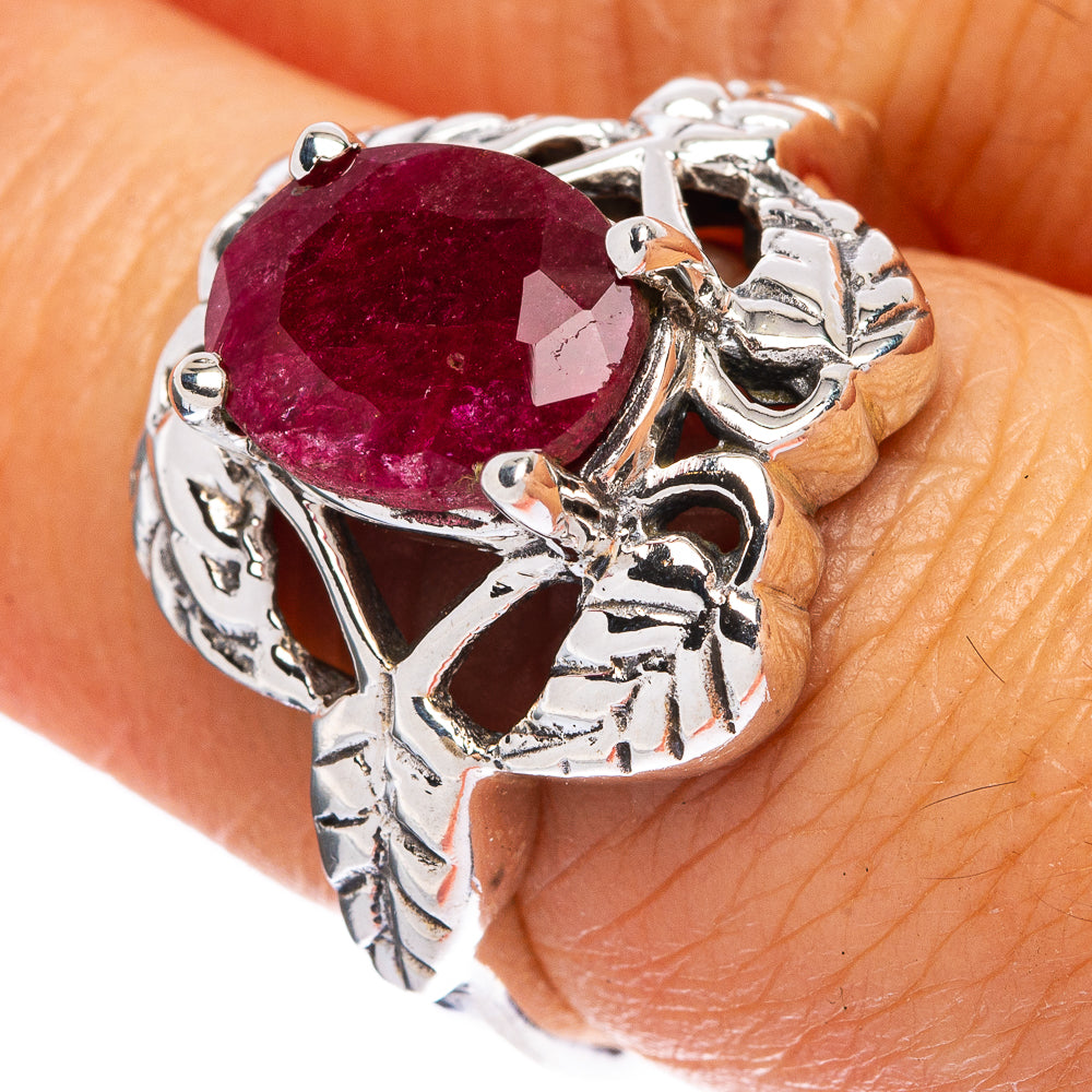 Red Sillimanite Ring Size 7 (925 Sterling Silver) R146415
