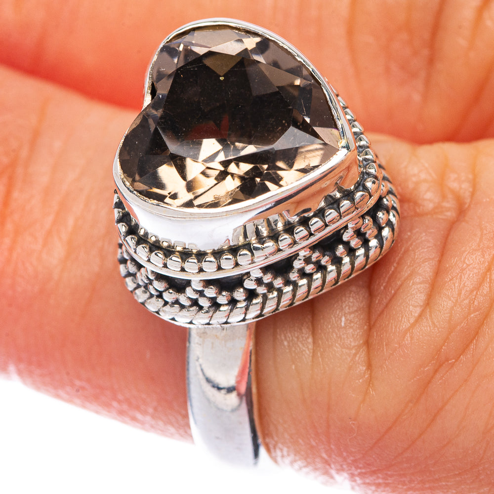 Smoky Quartz Ring Size 6 (925 Sterling Silver) R144839