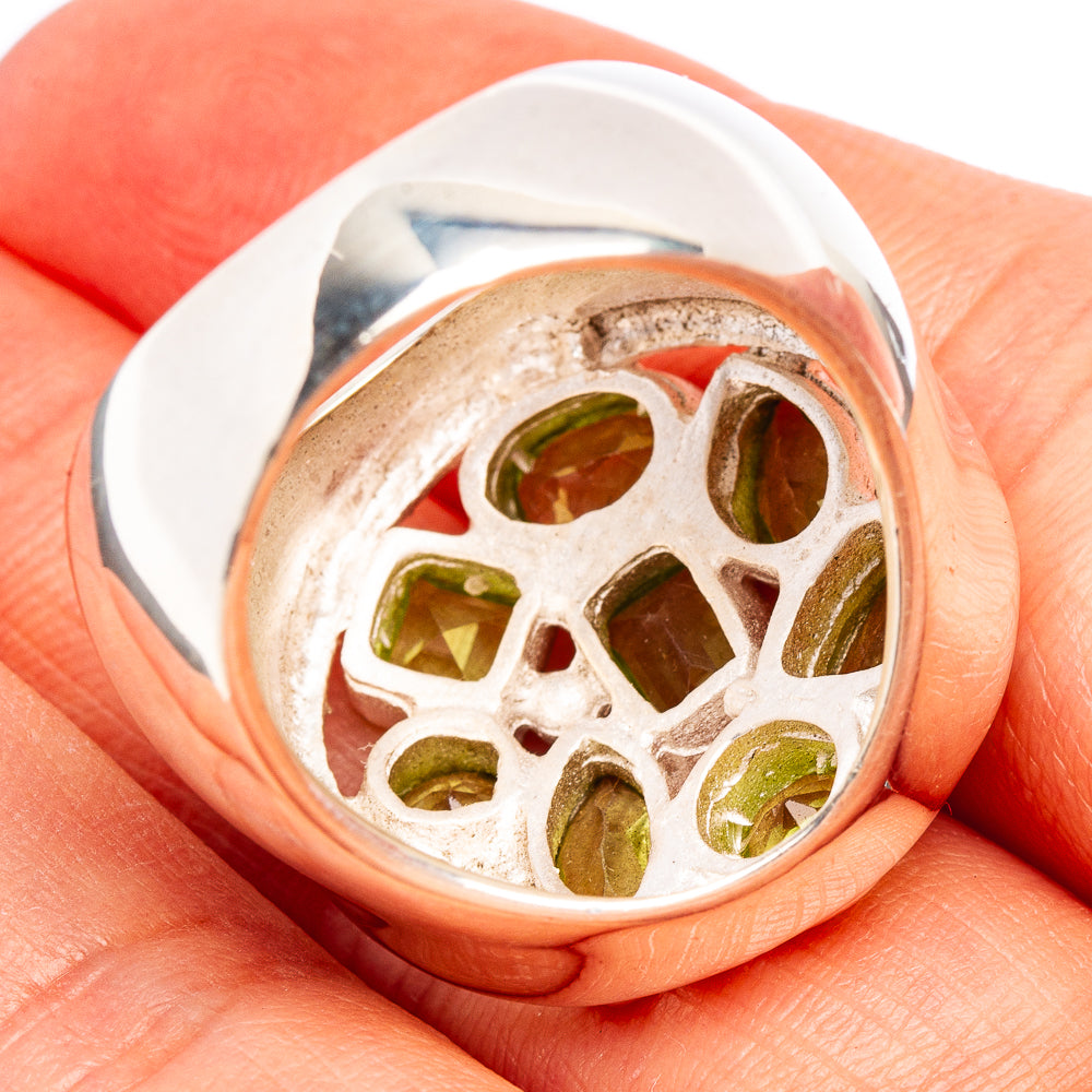 Premium Peridot Ring Size 7 (.925 Sterling Silver)
