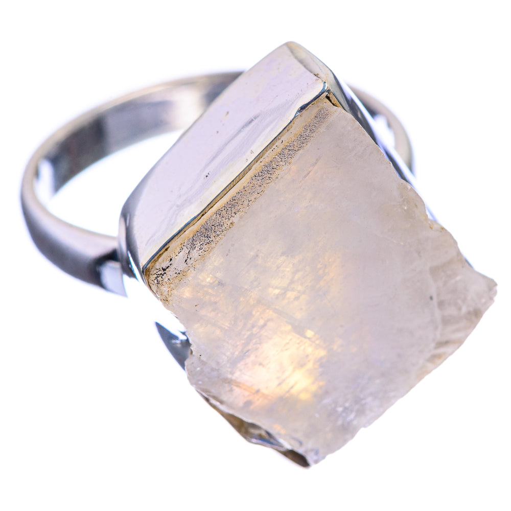 Rainbow Moonstone Ring Size 8.5 (925 Sterling Silver) R142016