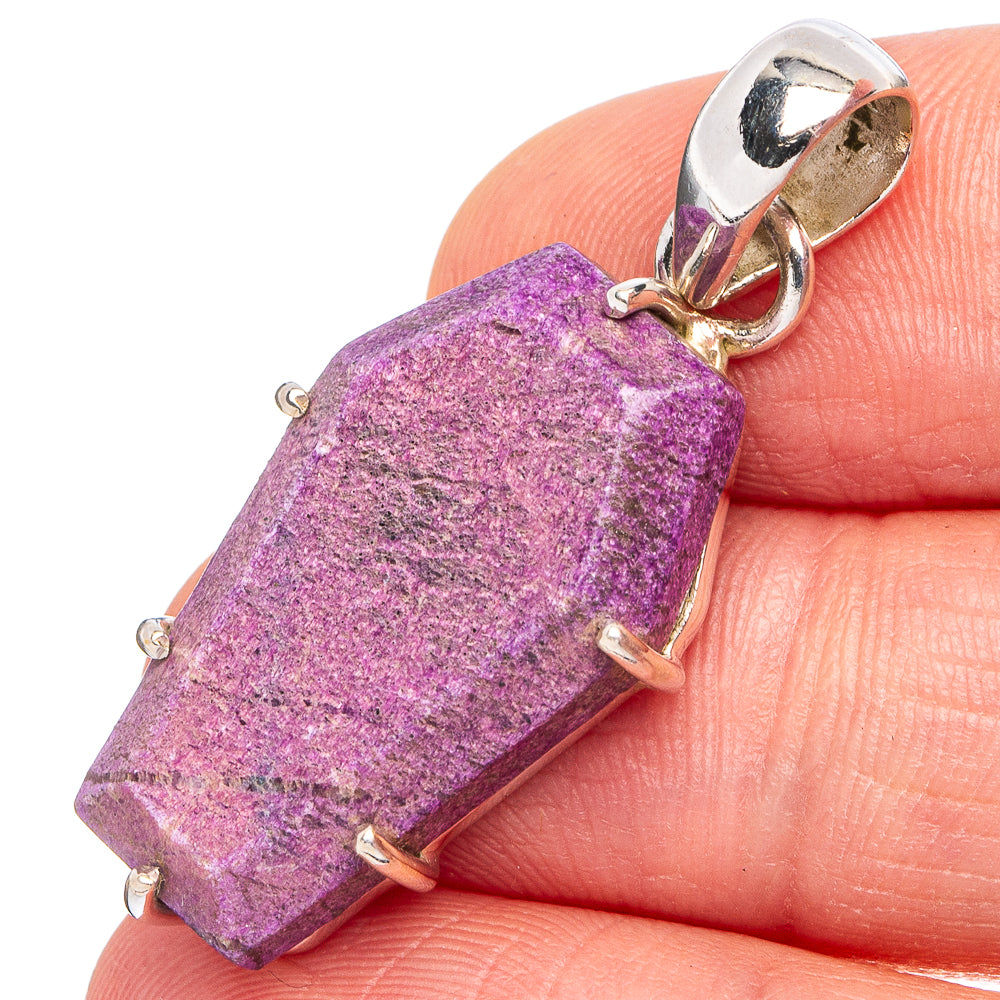 Stichtite Pendant 1 1/2" (.925 Sterling Silver)