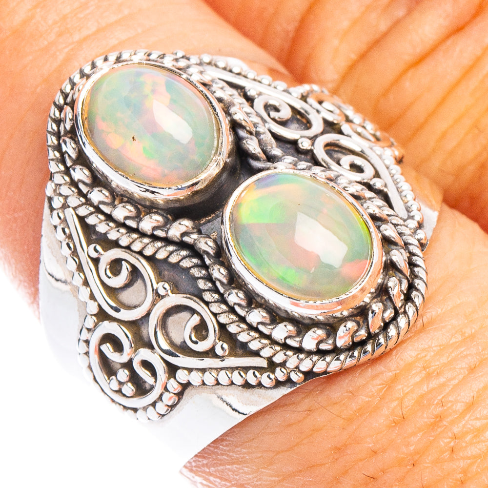 Rare Ethiopian Opal Ring Size 8.75 (925 Sterling Silver) R6730