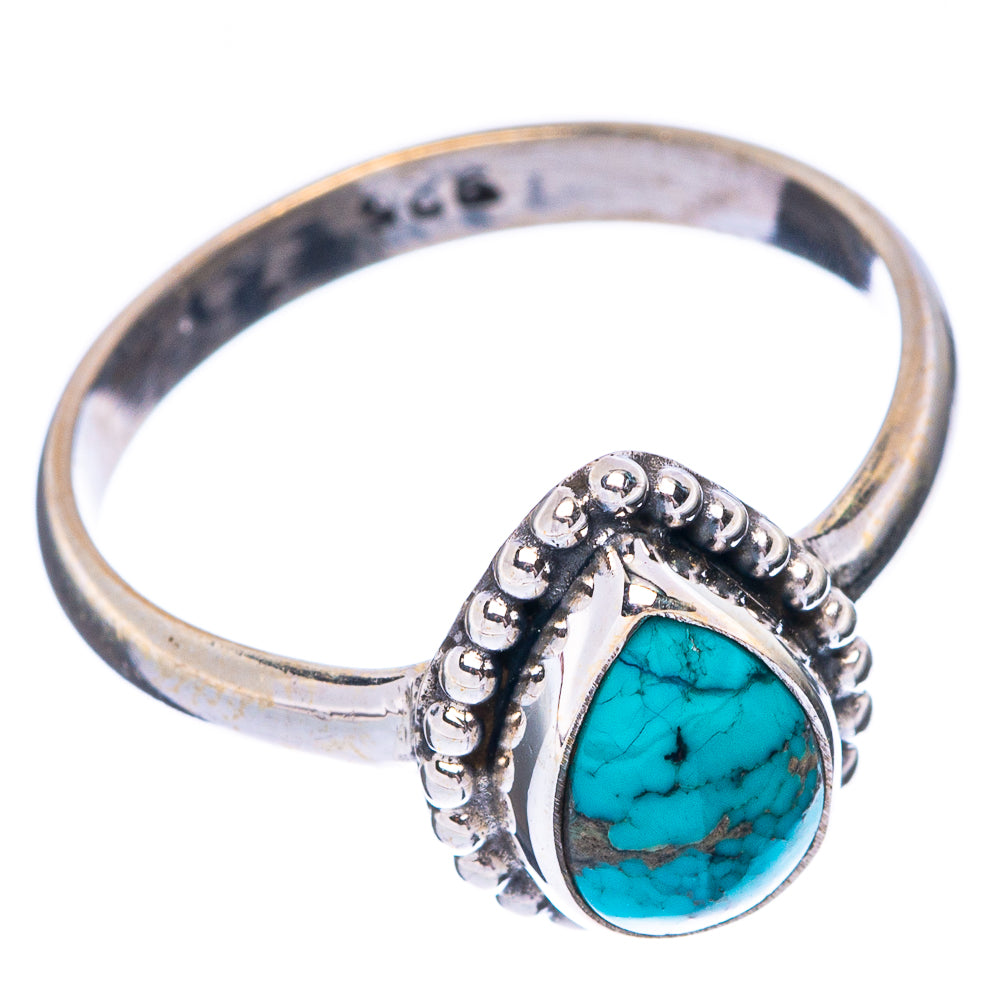 Turquoise Dainty Ring Size 7 (925 Sterling Silver) R5798