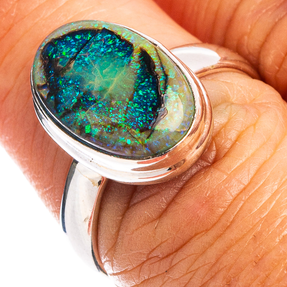 Rare Sterling Opal Ring Size 7 (.925 Sterling Silver)