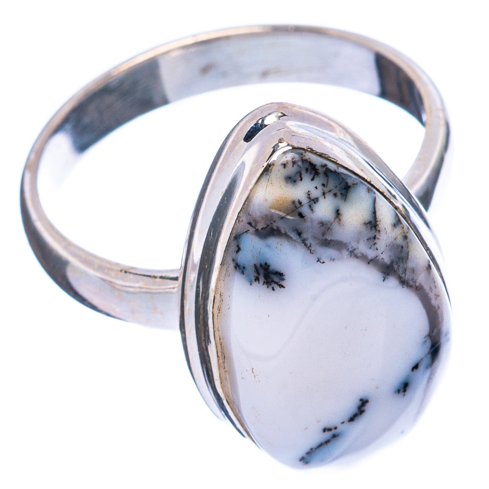 Dendritic Opal Ring Size 7.75 (925 Sterling Silver) R4988