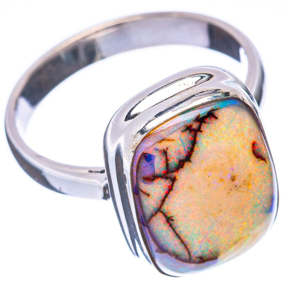 Rare Sterling Opal Ring Size 8.25 (925 Sterling Silver) R3088