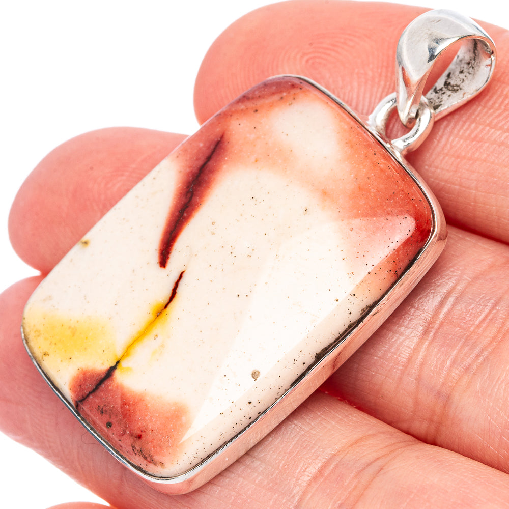 Mookaite Pendant 1 5/8" (925 Sterling Silver) P42171