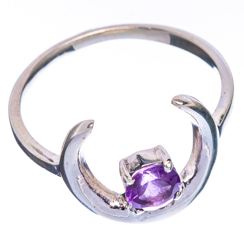Faceted Amethyst Dainty Ring Size 7.75 (925 Sterling Silver) R147070