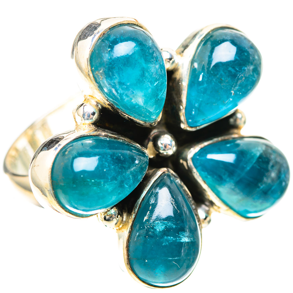 Large Blue Fluorite Ring Size 6.75 (925 Sterling Silver) RING139288