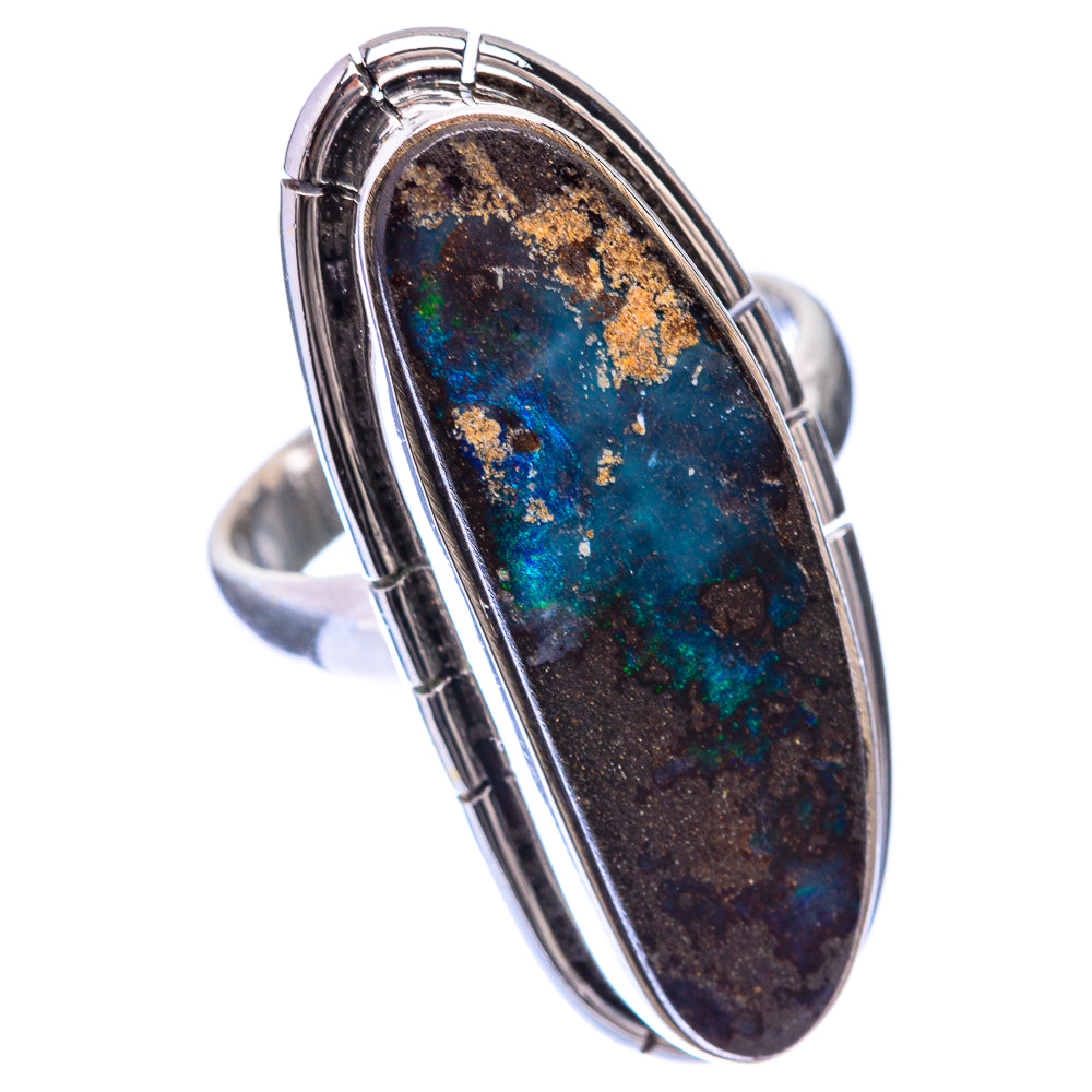 Large Boulder Opal Ring Size 6.25 (925 Sterling Silver) R141420