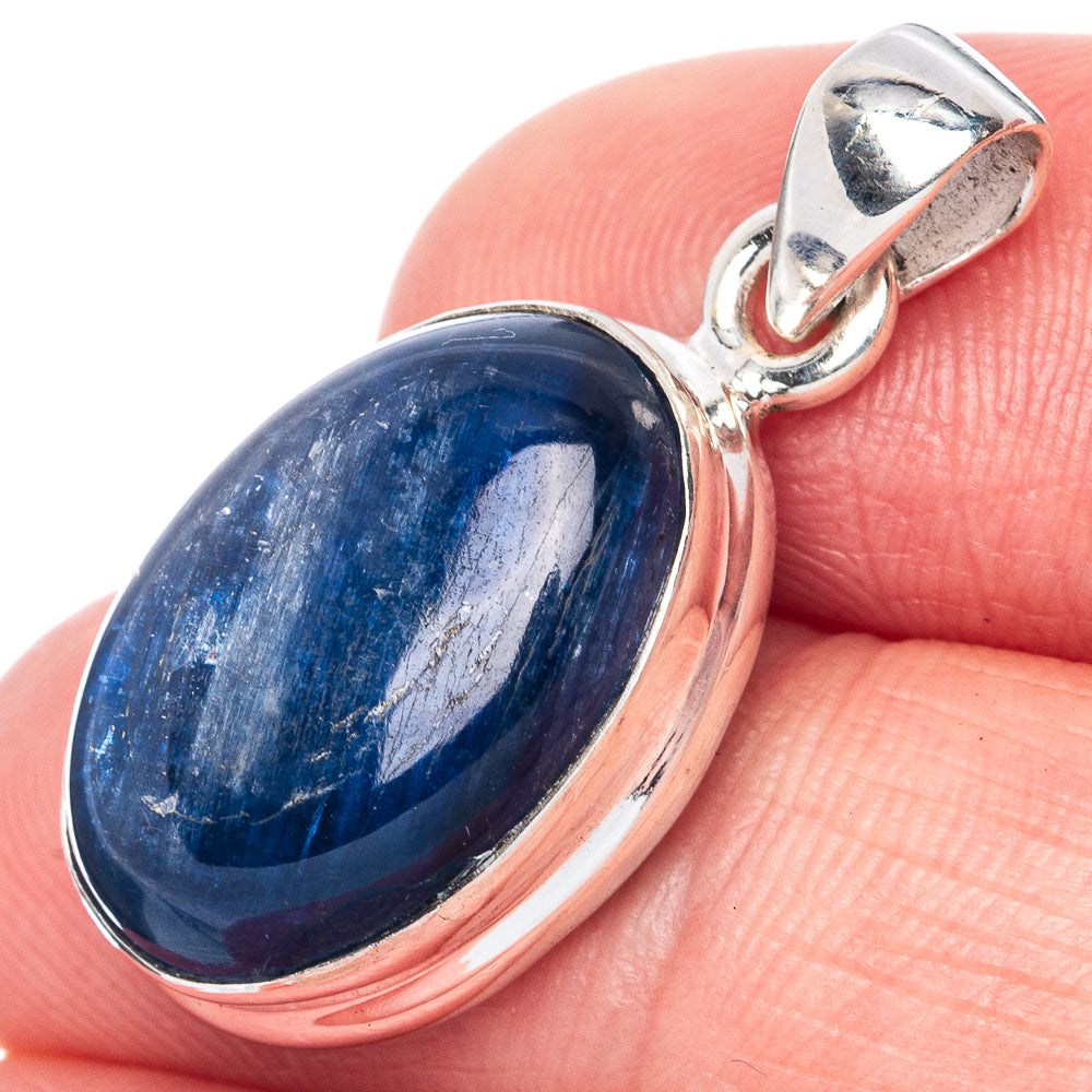 Kyanite 925 Sterling Silver Pendant 1 1/8" (925 Sterling Silver) P41874