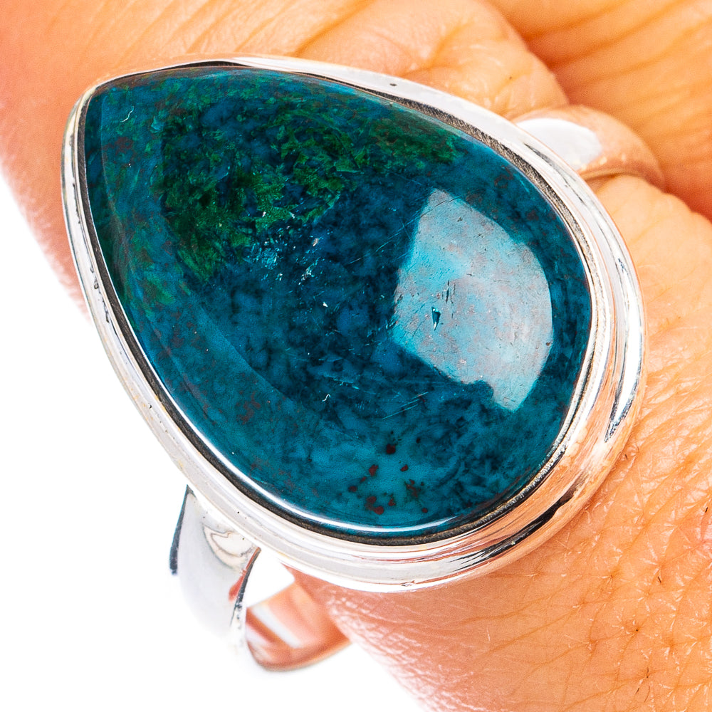 Shattuckite Ring Size 11.5 (925 Sterling Silver) R8489