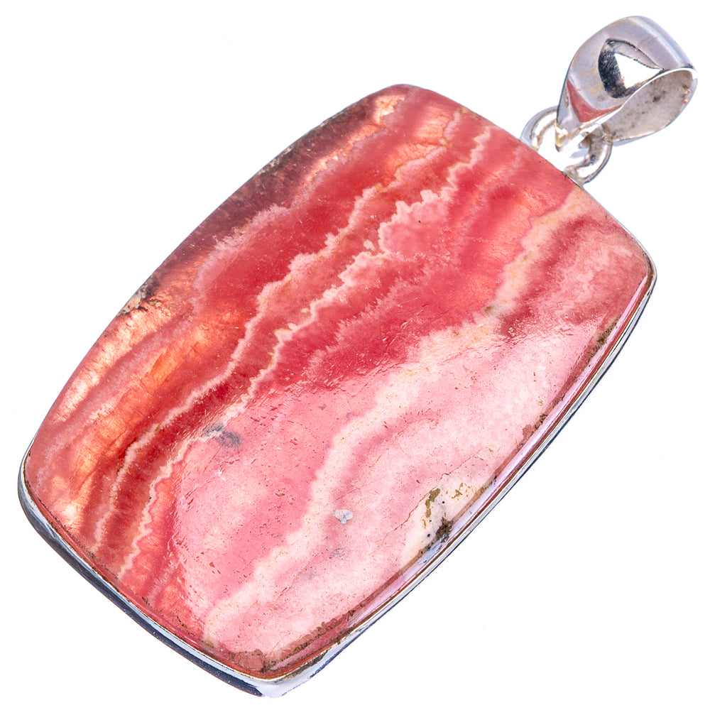 Rhodochrosite Pendants 1 3/4" (925 Sterling Silver) P43220