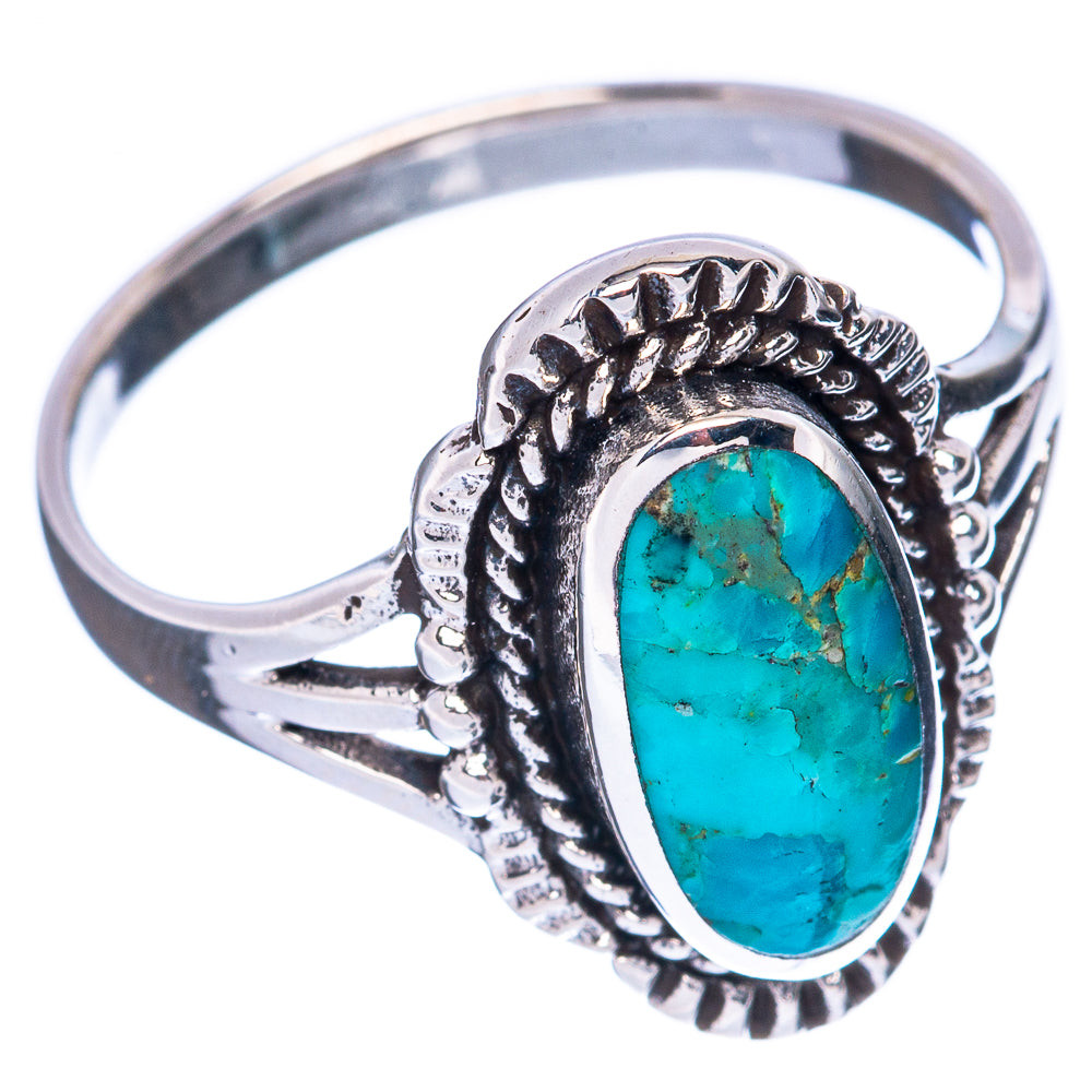 Rare Arizona Turquoise Ring Size 9.5 (925 Sterling Silver) R3043