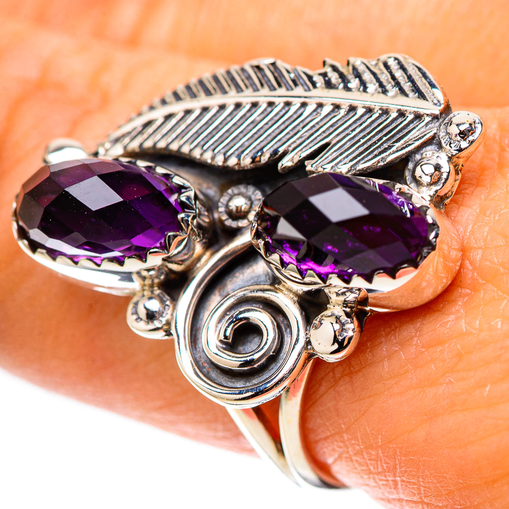 Amethyst Ring Size 8.5 (925 Sterling Silver) RING138730