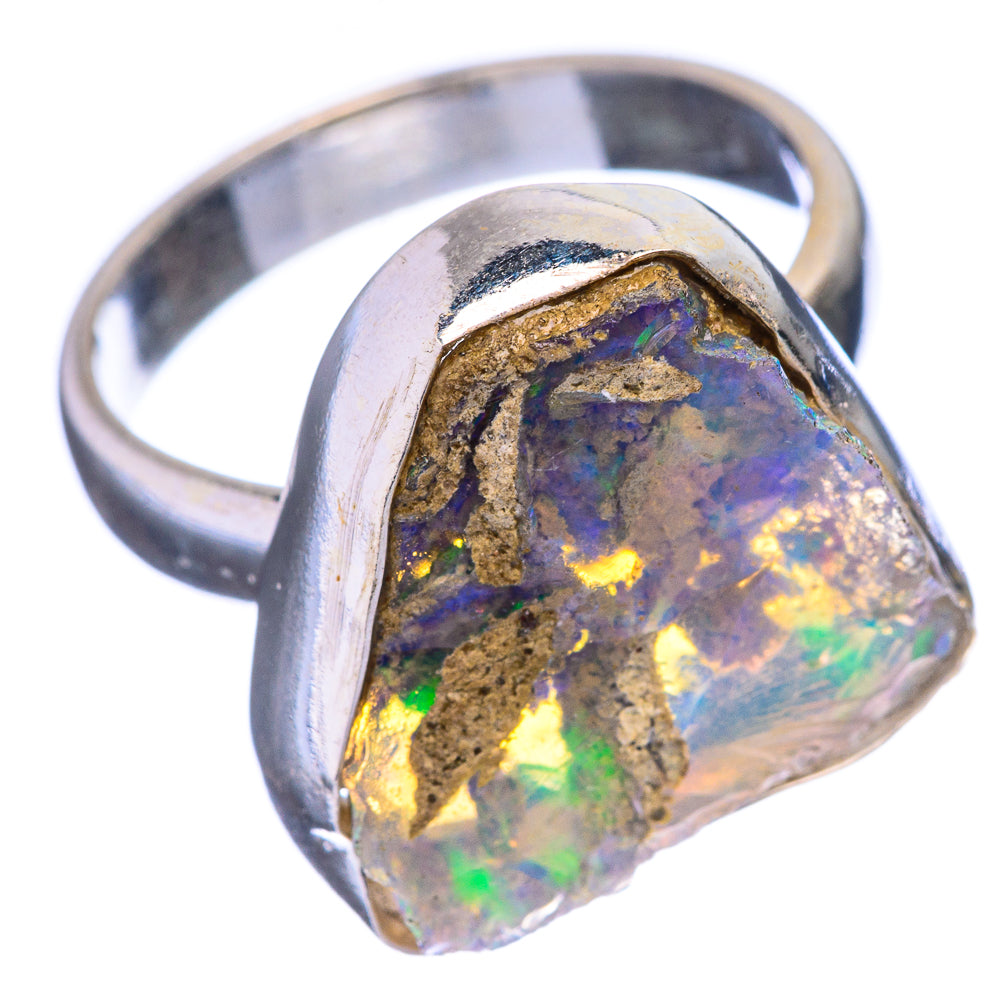 Raw Ethiopian Opal Ring Size 6 (925 Sterling Silver) R142644