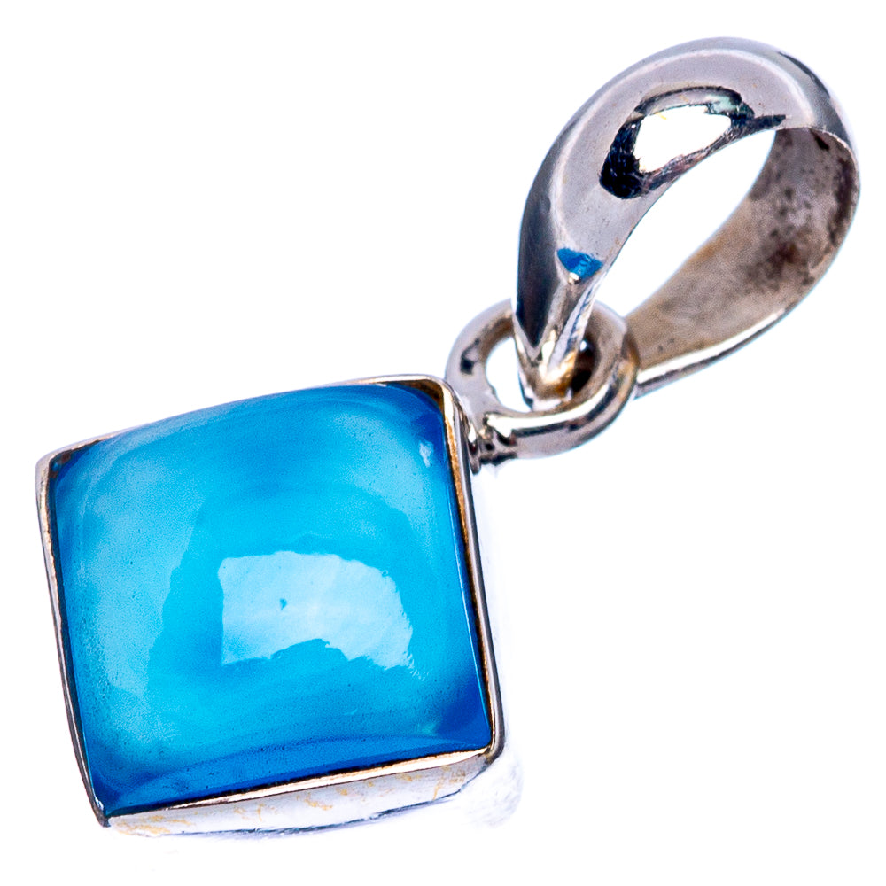Chalcedony Dainty Pendant 3/4" (925 Sterling Silver) P43524
