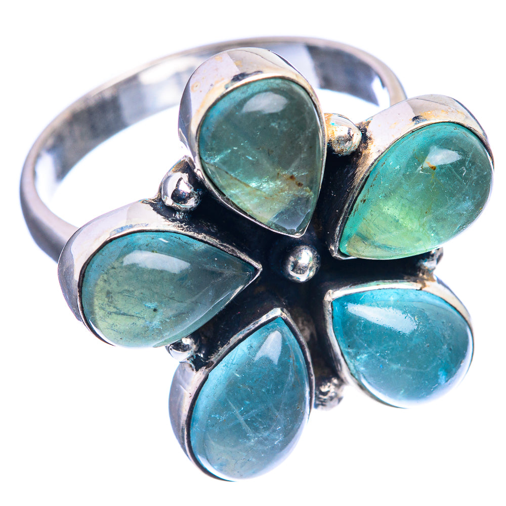 Blue Fluorite Ring Size 10.75 (925 Sterling Silver) R142374