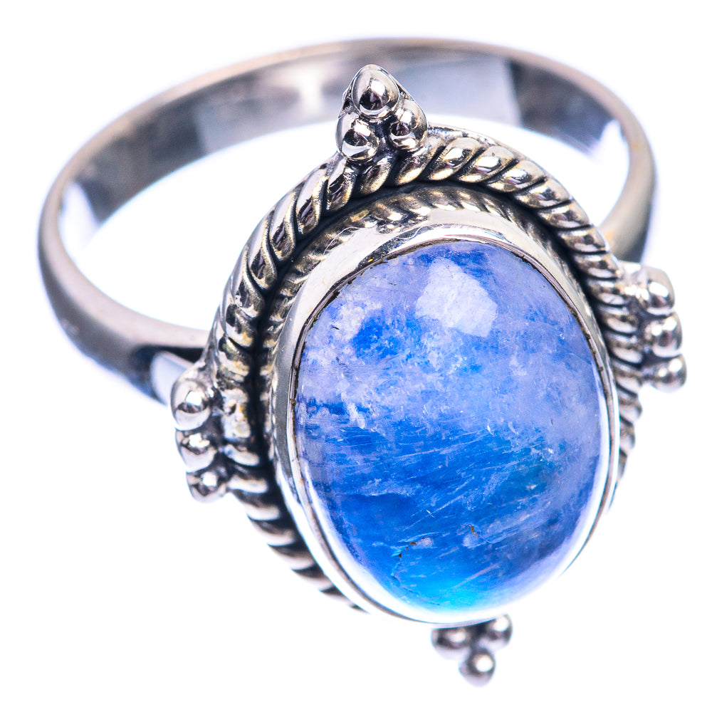 Rainbow Moonstone Ring Size 7.75 (925 Sterling Silver) R142221