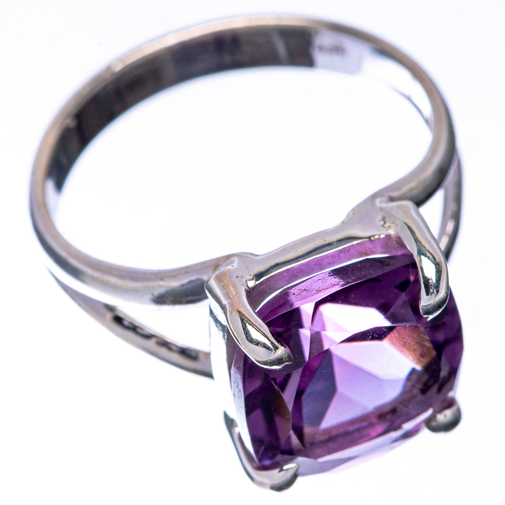 Faceted Amethyst Ring Size 6 (925 Sterling Silver) R145127