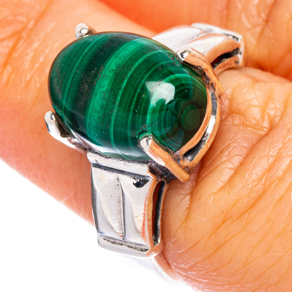 Malachite Ring Size 7 (925 Sterling Silver) R147175