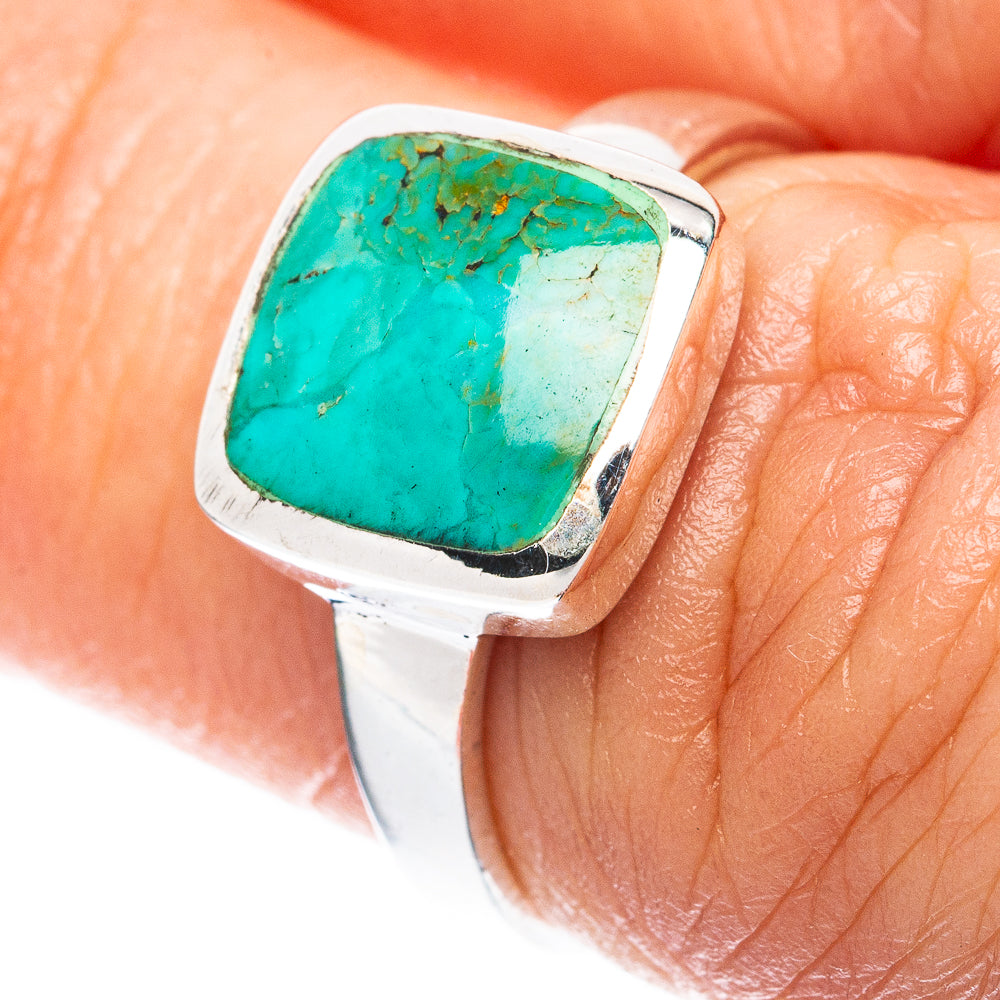 Rare Arizona Turquoise Ring Size 5.75 (925 Sterling Silver) R3254