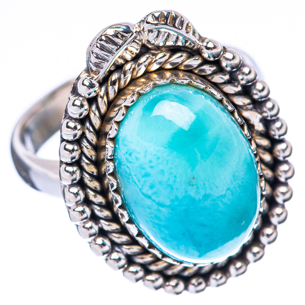 Larimar Ring Size 7 (925 Sterling Silver) R2203