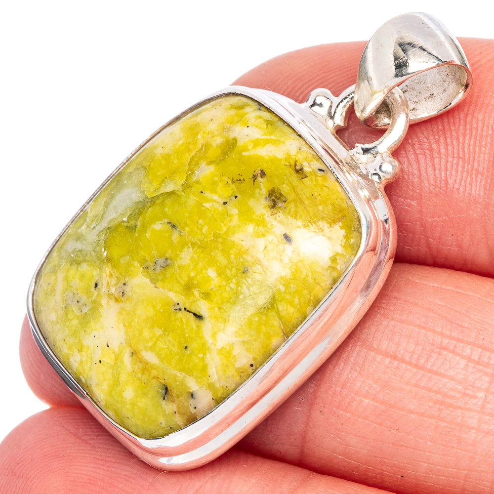 Atlantisite Pendant 1 3/8" (925 Sterling Silver) P40518