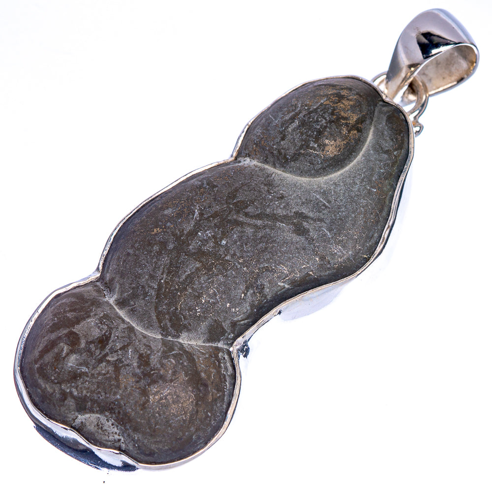 Menilite Opal  Pendant 2 1/8" (925 Sterling Silver) P40765