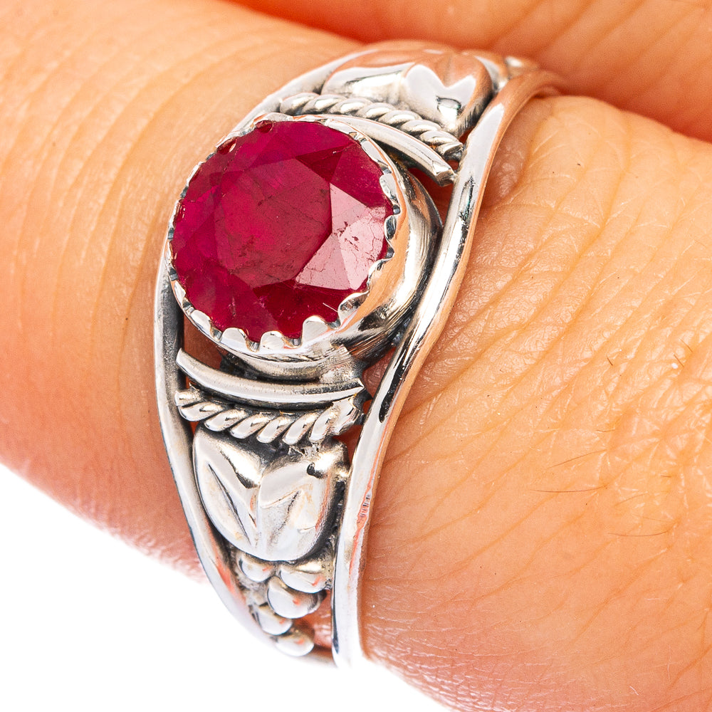 Ruby Dainty Ring Size 8 (925 Sterling Silver) R145695