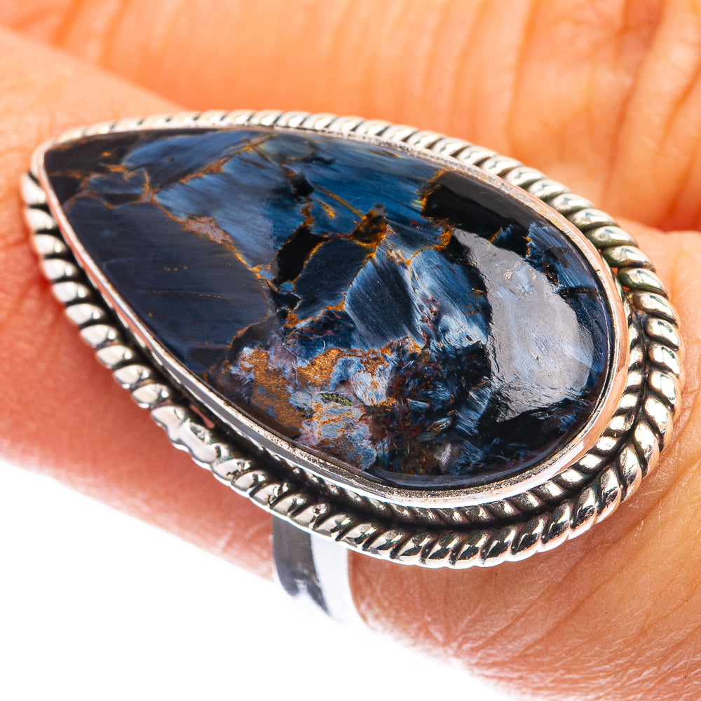 Large Pietersite Ring Size 6.5 (925 Sterling Silver) R143019