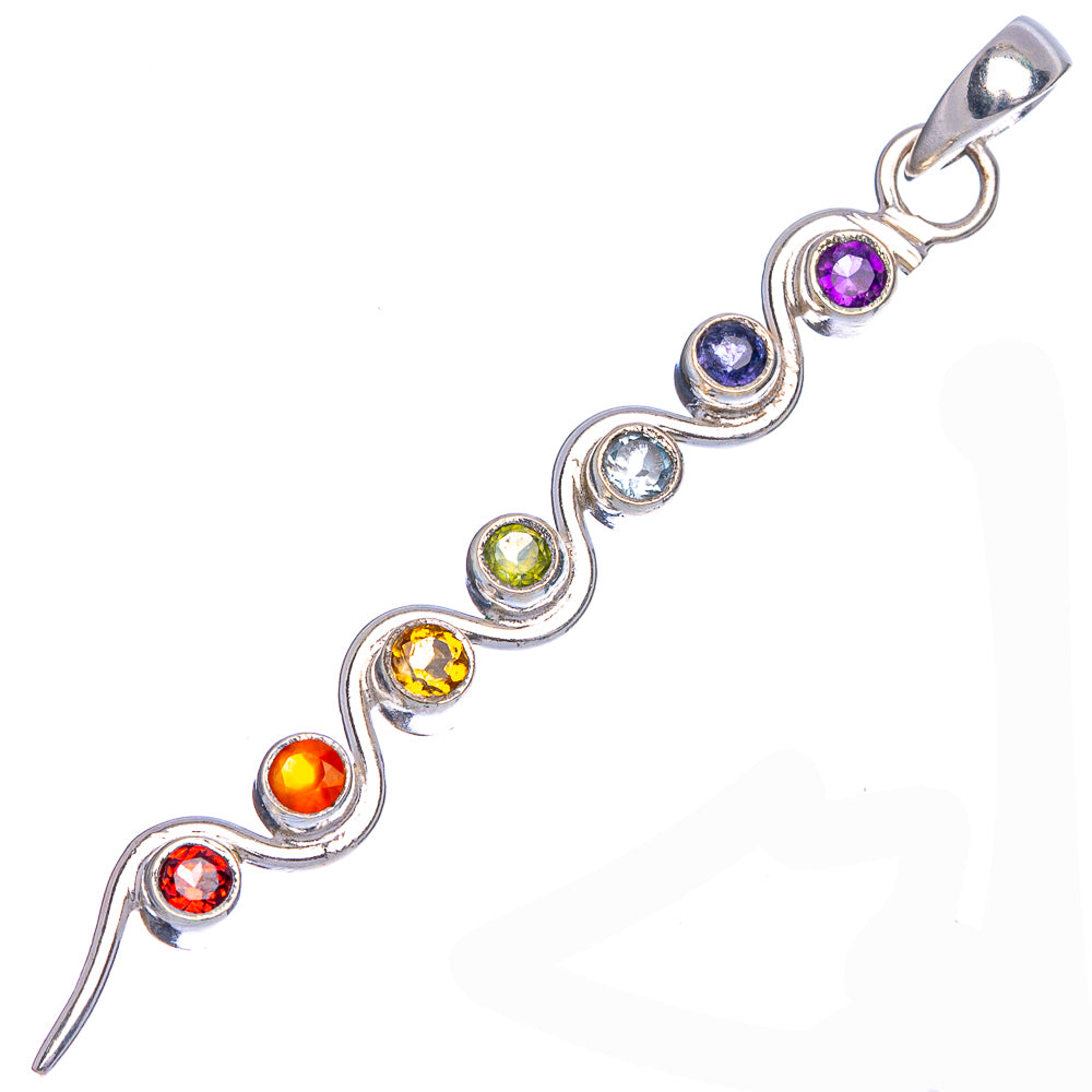 Chakra Pendant 2 3/8" (925 Sterling Silver) P40540