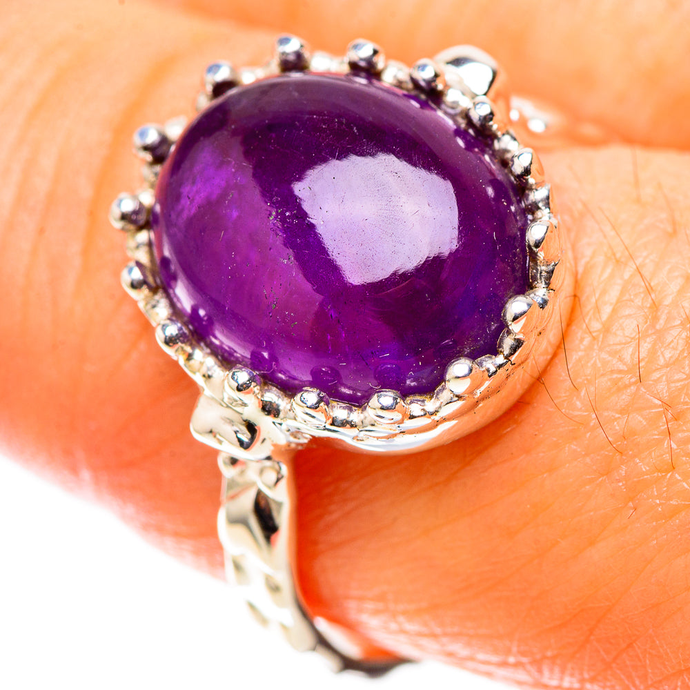 Premium Amethyst Ring Size 9 (925 Sterling Silver) RING138076