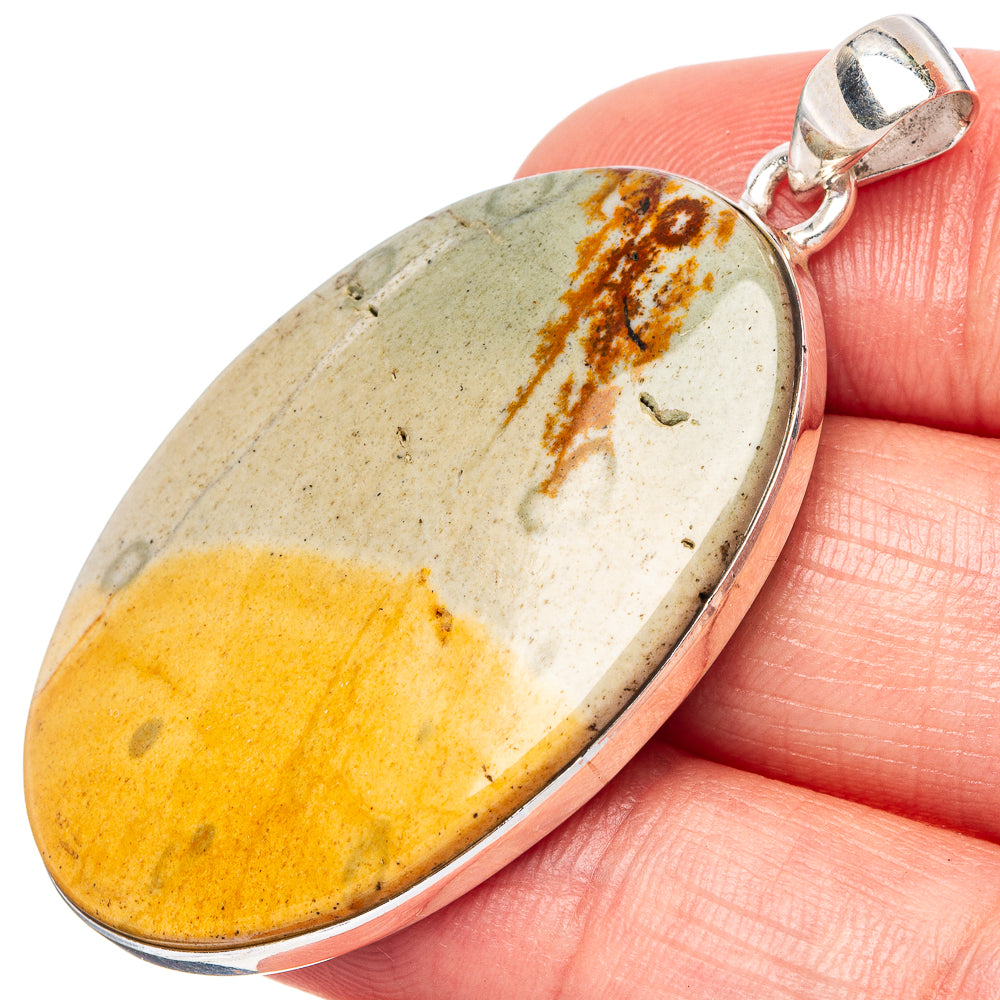 Mookaite Pendant 1 7/8" (925 Sterling Silver) P43139