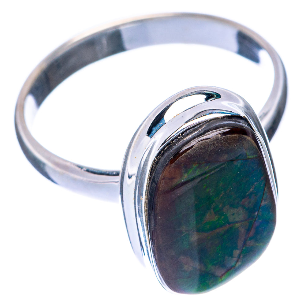 Ammolite Ring Size 8 (925 Sterling Silver) R144977